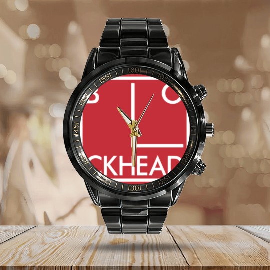 Discover Ian Dury and The Blockheads logo Calendar Steel Band Watch