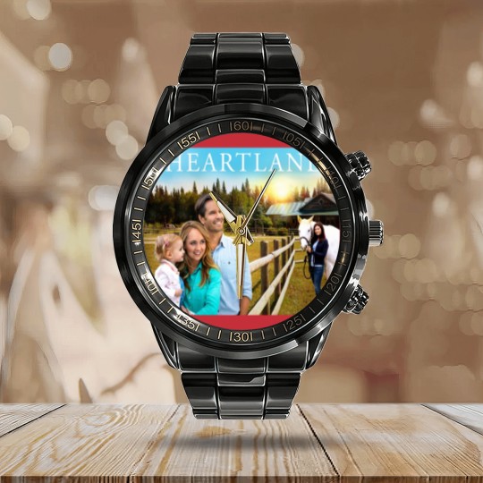 Discover HEARTLAND SHOW Calendar Steel Band Watch