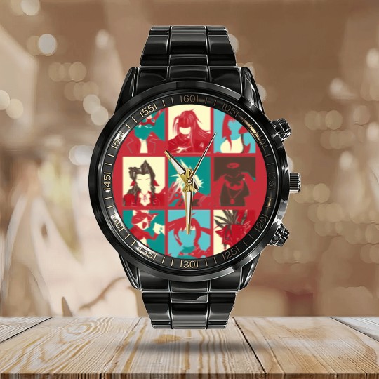 Discover Final Pop Final Fantasy 7 Calendar Steel Band Watch
