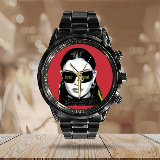 Discover BRAT CHARLI XCX Album Calendar Steel Band Watch