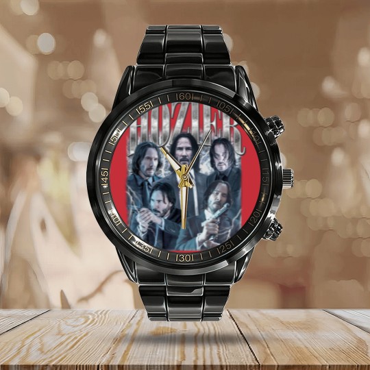Discover HOZIER I  Keanu Reeves Calendar Steel Band Watch, Action Movies Lover Calendar Steel Band Watch, Hozier Calendar Steel Band Watch Gifts
