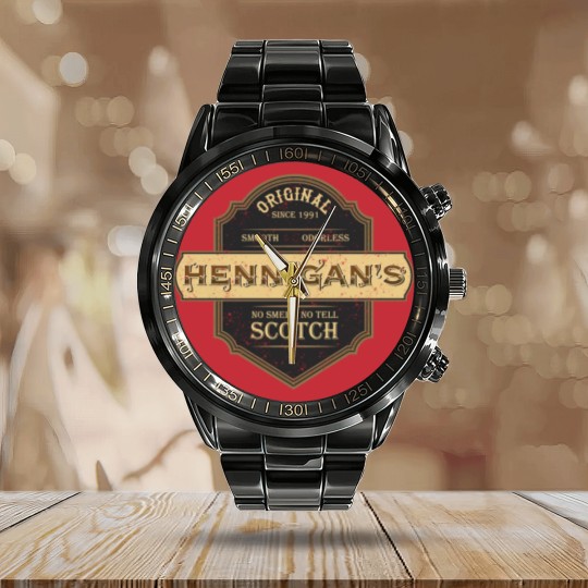 Discover Seinfeld Hennigan's Scotch Seinfeld Calendar Steel Band Watch