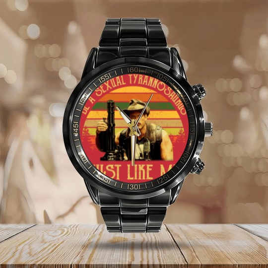 Discover Sexual Tyrannosaurus Calendar Steel Band Watch