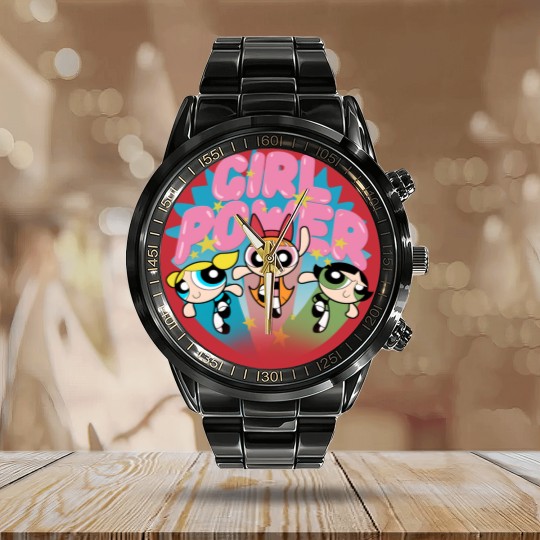 Discover Powerpuff Girls Calendar Steel Band Watch, Girl Power Calendar Steel Band Watch