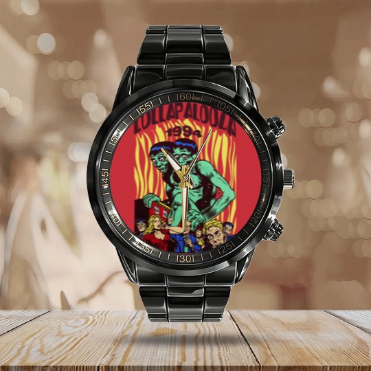Discover Vintage 1994 Lollapalooza Tour Calendar Steel Band Watch