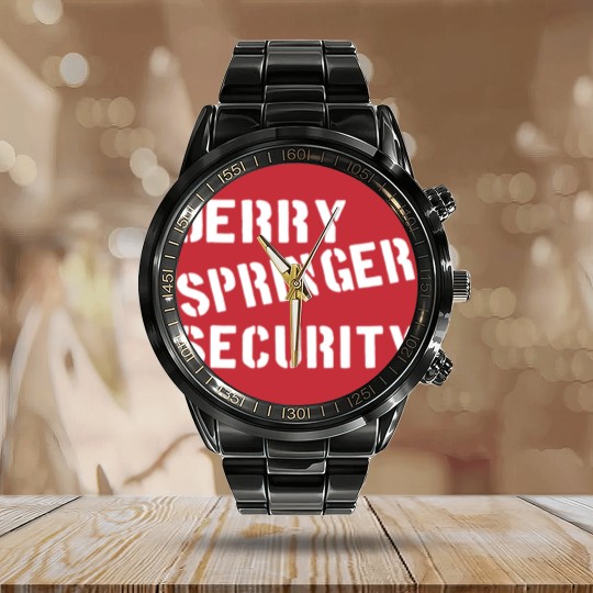 Discover jerry springer security - Jerry Springer Security - Calendar Steel Band Watch
