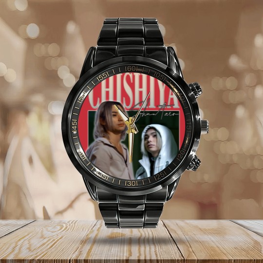 Discover Chishiya Calendar Steel Band Watch, Gifts for Fan