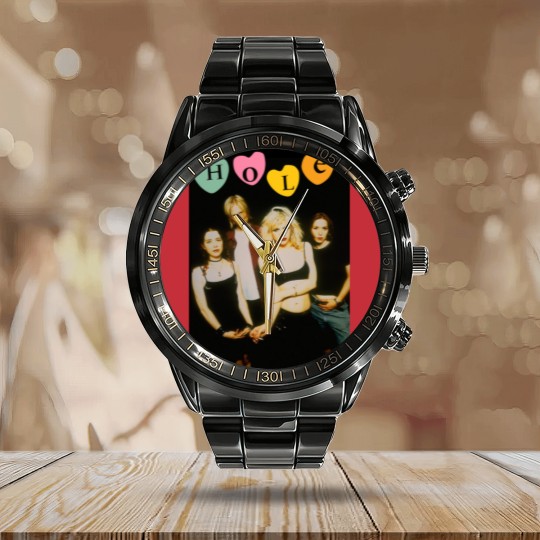 Discover Hole Band Calendar Steel Band Watch, Hole Band Live Through This Calendar Steel Band Watch, Hole Band Fans Gift