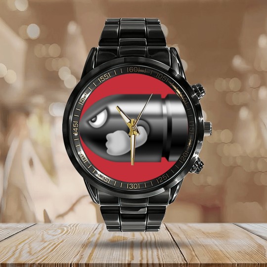 Discover bullet bill Calendar Steel Band Watch