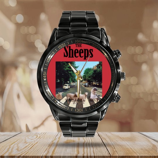 Discover Abbey Road The sheeps Calendar Steel Band Watch