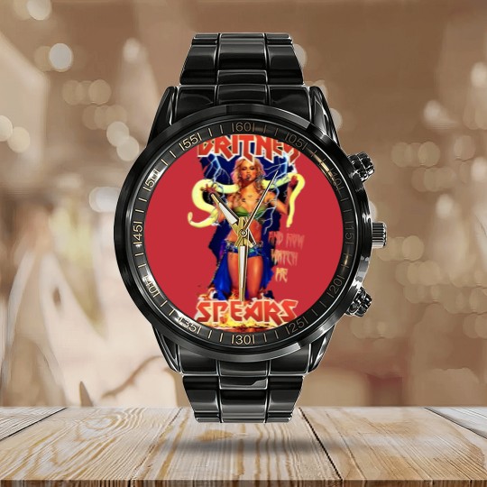 Discover Britney Spears Calendar Steel Band Watch