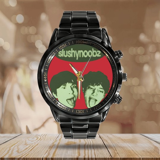 Discover Slushy Noobz Calendar Steel Band Watch - Martin and Hamzah Calendar Steel Band Watch, Slushy Noobs Merch
