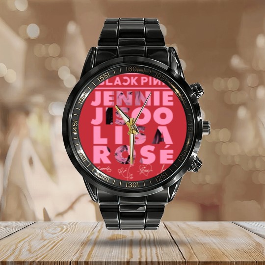 Discover Blackpink world tour 2025 Calendar Steel Band Watch