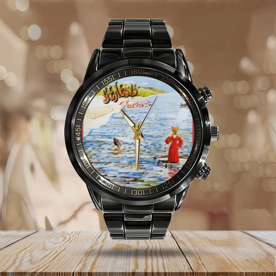 Discover Genesis Band Calendar Steel Band Watch
