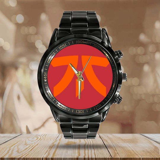 Discover Fnatic Logo  Essential Calendar Steel Band Watch