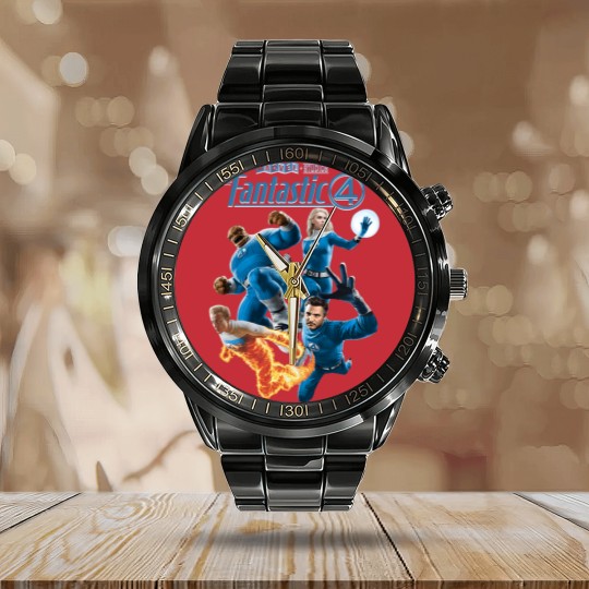 Discover Fantastic Four Fan Calendar Steel Band Watch  Superhero Team Calendar Steel Band Watch, Superhero Inspired Calendar Steel Band Watch