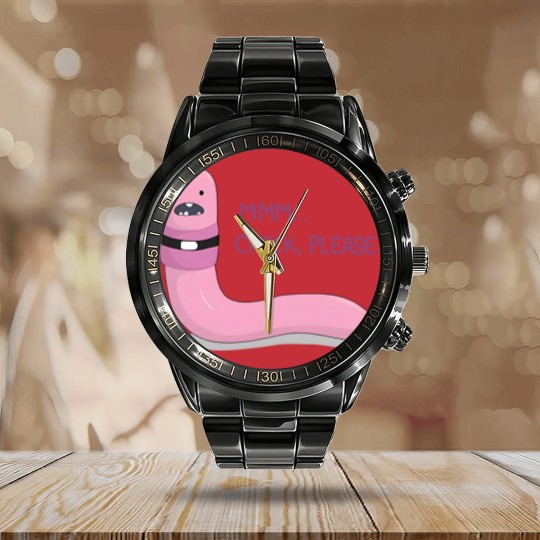 Discover Adventure Time Shelby - Adventure Time - Calendar Steel Band Watch