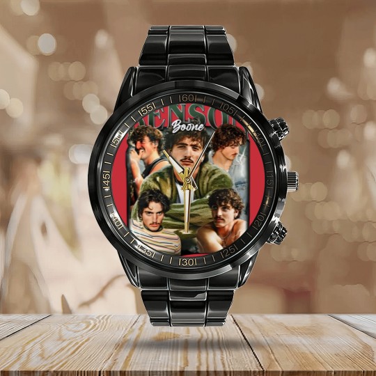 Discover Benson Boone Unisex Softstyle Calendar Steel Band Watch