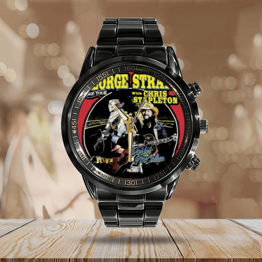 Discover Chris Stapleton King of Country Tour Stadium 2025 Calendar Steel Band Watch S