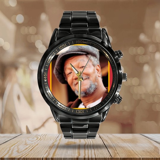 Discover Redd Foxx Calendar Steel Band Watch (NWT) *Pick your size and color* Red Fox