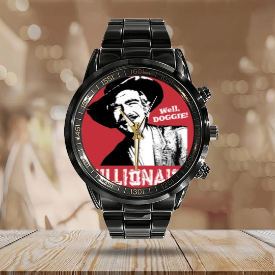 Discover BEVERLY HILLBILLIES MILLIONAIRE Calendar Steel Band Watch