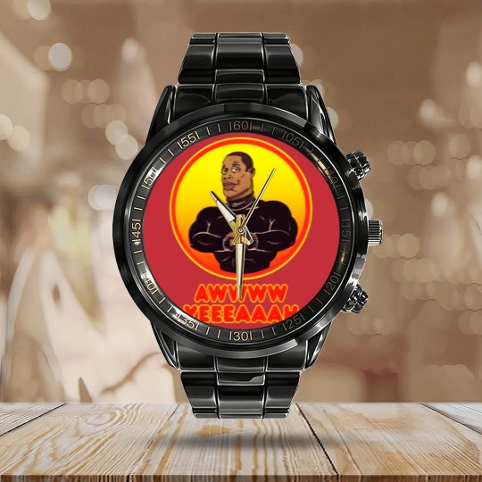 Discover Psych - A Playa Named Gus Calendar Steel Band Watch - The Smooth Storm Calendar Steel Band Watch