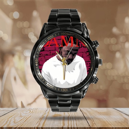 Discover DAMN Album - Kendrick Lamar - Calendar Steel Band Watch