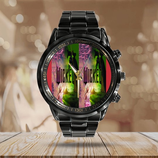 Discover Wicked 2024 Film Ceramic Ornament Calendar Steel Band Watch
