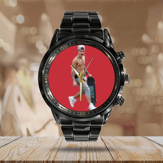 Discover Justin Bieber Calendar Steel Band Watch