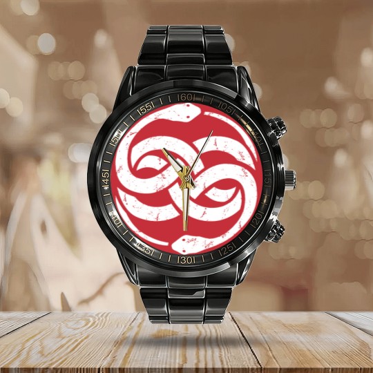 Discover The NeverEnding Story Snake Symbol - The Neverending Story - Calendar Steel Band Watch