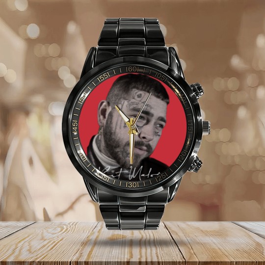 Discover Post Malone Calendar Steel Band Watch, Post Malone Calendar Steel Band Watch