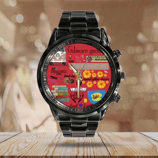 Discover Vintage Stars Hollow Calendar Steel Band Watch, Gilmore Girls Calendar Steel Band Watch