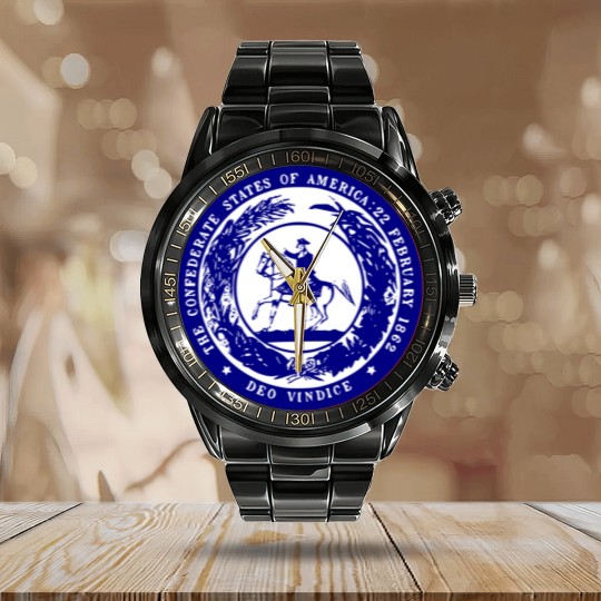 Discover csa blue seal Calendar Steel Band Watch