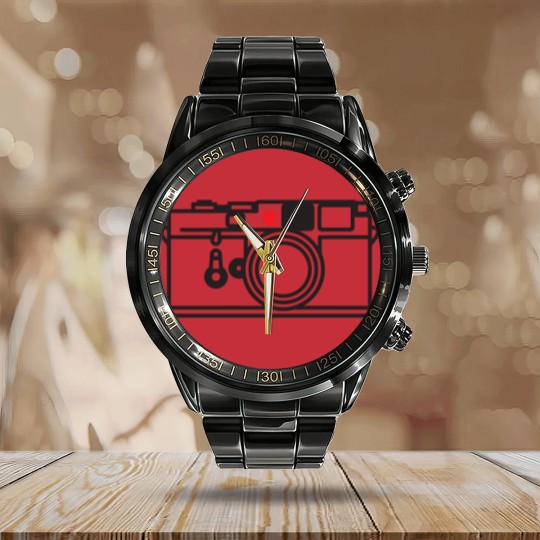 Discover Leica M3 camera Calendar Steel Band Watch