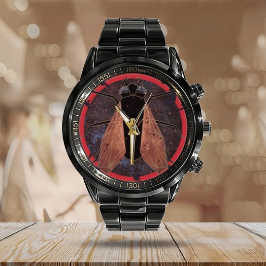 Discover Leprous' fly - Geometric Calendar Steel Band Watch
