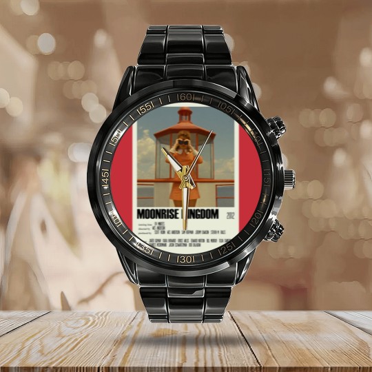 Discover Moonrise Kingdom Alternative Art Movie Large 1 Calendar Steel Band Watch Calendar Steel Band Watch Gift Gifts Moonrise Kingdom Calendar Steel Band Watch