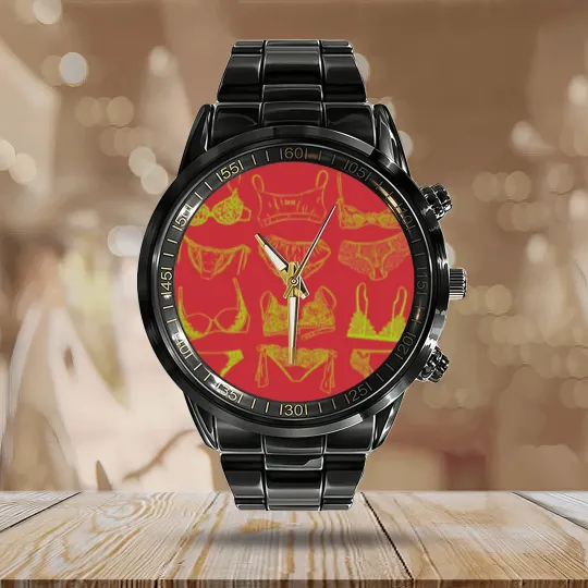 Discover Underwear Brat Calendar Steel Band Watch, Unisex Brat Calendar Steel Band Watch, Guess Brat Calendar Steel Band Watch