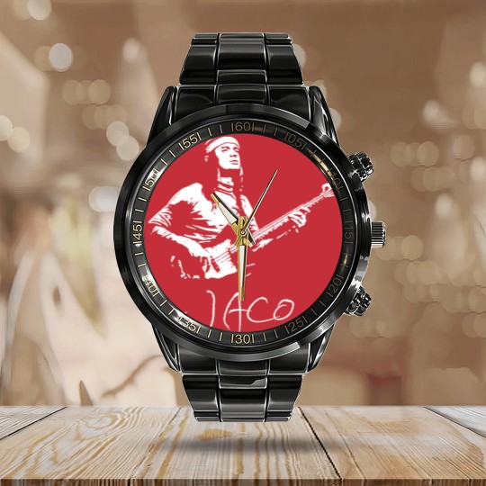 Discover Jaco Pastorius Jazz Musician Guitarist Calendar Steel Band Watch