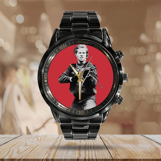 Discover Cult Classic Movie Heat Val Kilmer Movie Calendar Steel Band Watch