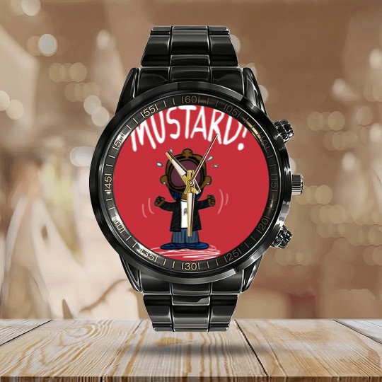 Discover Kendrick Lamar Mustard Music Calendar Steel Band Watch