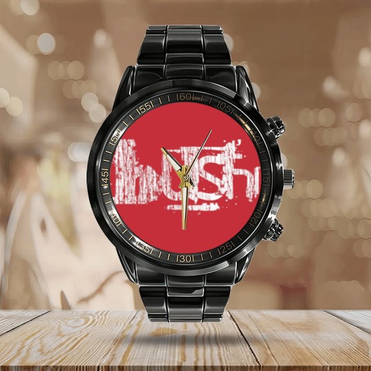 Discover Bush Band Calendar Steel Band Watch