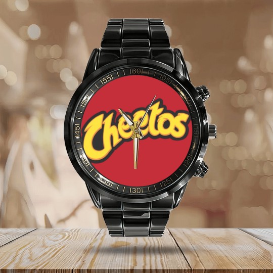 Discover Cheetos Calendar Steel Band Watch