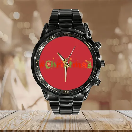 Discover Hashtag Christmas Calendar Steel Band Watch, Christmas Calendar Steel Band Watch Gift Calendar Steel Band Watch