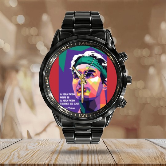 Discover Roger federer motivation - Roger Federer - Calendar Steel Band Watch