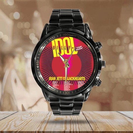 Discover Billy Idol It s a Nice Day to Tour Again Tour 2025 All Size Calendar Steel Band Watch