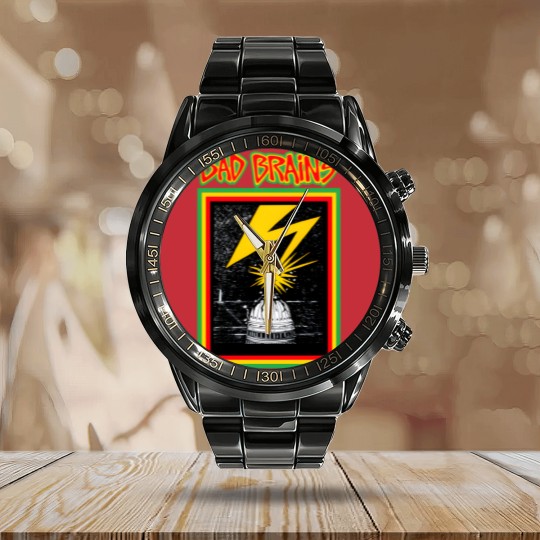 Discover bad brains Calendar Steel Band Watch