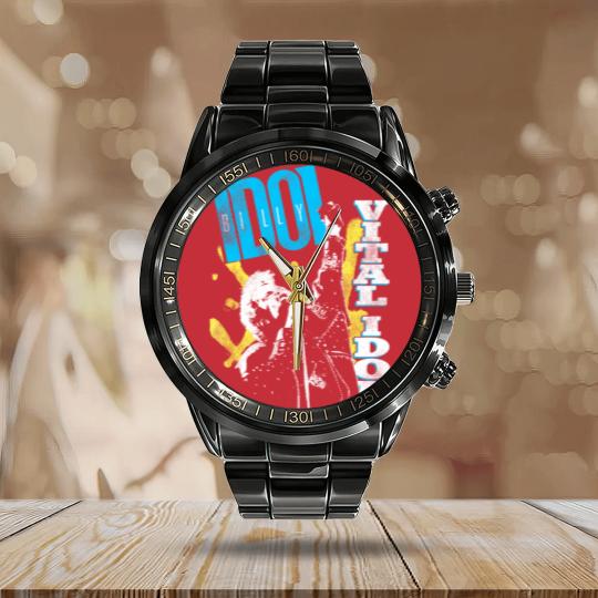 Discover Billy Idol - Vital Idol Calendar Steel Band Watch