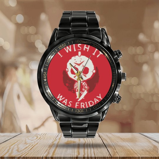 Discover I Wish it was Friday Calendar Steel Band Watch