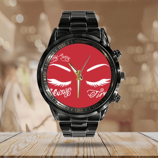 Discover Always Tired Calendar Steel Band Watch, Always tired, Stay Away Calendar Steel Band Watch