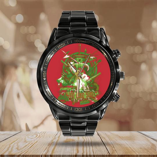 Discover Ludo Ergo Sum - Pop Culture - Calendar Steel Band Watch